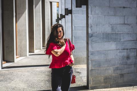 Blusa Roja Mango Factory Sale, UP TO 53% OFF | www.gasabo.net